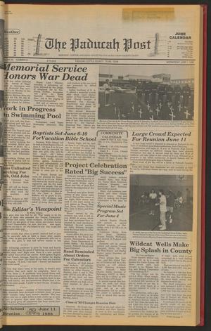 The Paducah Post (Paducah, Tex.), Vol. 82, No. 15, Ed. 1 Wednesday, June 1, 1988