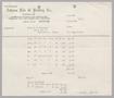 Text: [Invoice for Balance Due to Athens Tile & Pottery Co., October 1952]