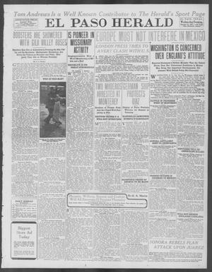 El Paso Herald (El Paso, Tex.), Ed. 1, Wednesday, October 22, 1913