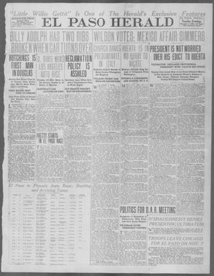 El Paso Herald (El Paso, Tex.), Ed. 1, Tuesday, November 4, 1913