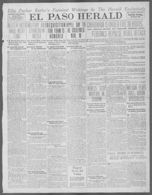 El Paso Herald (El Paso, Tex.), Ed. 1, Saturday, November 8, 1913