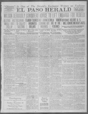 El Paso Herald (El Paso, Tex.), Ed. 1, Monday, November 10, 1913