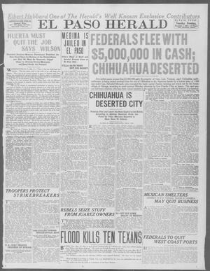 Primary view of object titled 'El Paso Herald (El Paso, Tex.), Ed. 1, Tuesday, December 2, 1913'.
