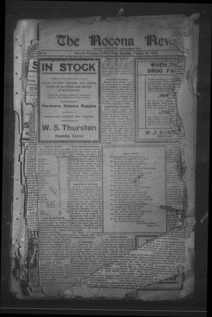 The Nocona News (Nocona, Tex.), Vol. 3, No. [32], Ed. 1 Thursday, January 16, 1908