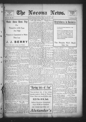 The Nocona News. (Nocona, Tex.), Vol. 17, No. 20, Ed. 1 Friday, October 21, 1921