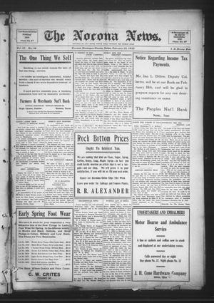 The Nocona News. (Nocona, Tex.), Vol. 17, No. 36, Ed. 1 Friday, February 10, 1922