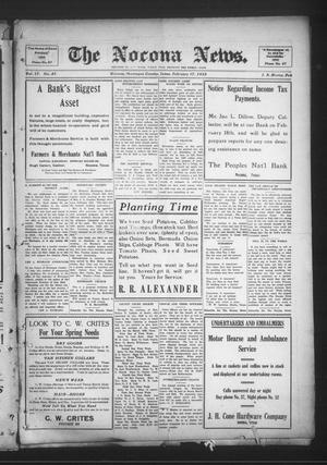 The Nocona News. (Nocona, Tex.), Vol. 17, No. 37, Ed. 1 Friday, February 17, 1922