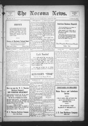 Primary view of object titled 'The Nocona News. (Nocona, Tex.), Vol. 18, No. 11, Ed. 1 Friday, August 24, 1923'.