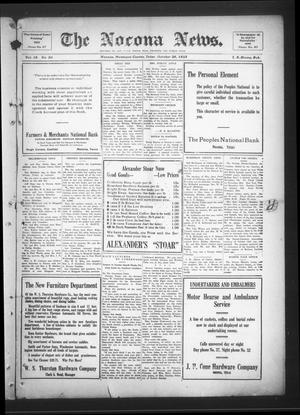 Primary view of object titled 'The Nocona News. (Nocona, Tex.), Vol. 18, No. 20, Ed. 1 Friday, October 26, 1923'.