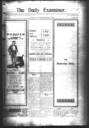 The Daily Examiner. (Navasota, Tex.), Vol. 8, No. 275, Ed. 1 Thursday, September 3, 1903