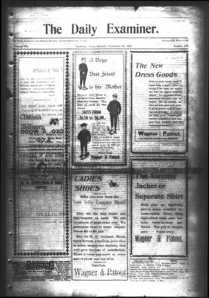The Daily Examiner. (Navasota, Tex.), Vol. 8, No. 295, Ed. 1 Saturday, September 26, 1903