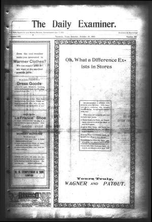 The Daily Examiner. (Navasota, Tex.), Vol. 8, No. 307, Ed. 1 Saturday, October 10, 1903
