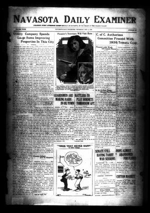 Navasota Daily Examiner (Navasota, Tex.), Vol. 32, No. 200, Ed. 1 Thursday, October 3, 1929