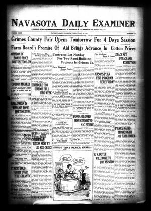 Navasota Daily Examiner (Navasota, Tex.), Vol. 32, No. 216, Ed. 1 Tuesday, October 22, 1929