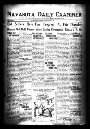 Primary view of object titled 'Navasota Daily Examiner (Navasota, Tex.), Vol. 32, No. 218, Ed. 1 Thursday, October 24, 1929'.