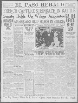 El Paso Herald (El Paso, Tex.), Ed. 1, Monday, January 4, 1915