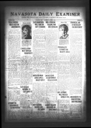 Navasota Daily Examiner (Navasota, Tex.), Vol. 34, No. 151, Ed. 1 Saturday, August 6, 1932