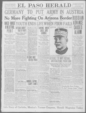 Primary view of object titled 'El Paso Herald (El Paso, Tex.), Ed. 1, Saturday, January 9, 1915'.