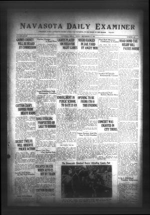 Primary view of object titled 'Navasota Daily Examiner (Navasota, Tex.), Vol. 34, No. 186, Ed. 1 Friday, September 16, 1932'.