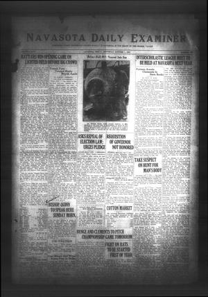 Navasota Daily Examiner (Navasota, Tex.), Vol. 34, No. 199, Ed. 1 Saturday, October 1, 1932