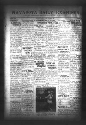 Primary view of object titled 'Navasota Daily Examiner (Navasota, Tex.), Vol. 34, No. 204, Ed. 1 Friday, October 7, 1932'.