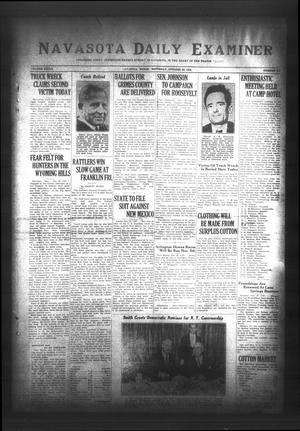 Navasota Daily Examiner (Navasota, Tex.), Vol. 34, No. 217, Ed. 1 Saturday, October 22, 1932