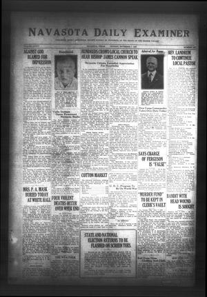Navasota Daily Examiner (Navasota, Tex.), Vol. 34, No. 230, Ed. 1 Monday, November 7, 1932