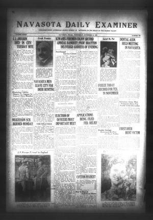 Navasota Daily Examiner (Navasota, Tex.), Vol. 34, No. 238, Ed. 1 Wednesday, November 16, 1932