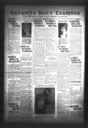 Navasota Daily Examiner (Navasota, Tex.), Vol. 34, No. 248, Ed. 1 Tuesday, November 29, 1932