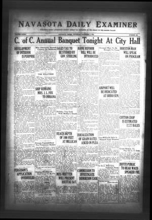 Navasota Daily Examiner (Navasota, Tex.), Vol. 34, No. 256, Ed. 1 Thursday, December 8, 1932