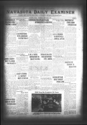 Navasota Daily Examiner (Navasota, Tex.), Vol. 35, No. 3, Ed. 1 Wednesday, February 15, 1933