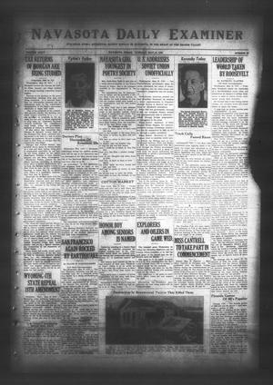 Navasota Daily Examiner (Navasota, Tex.), Vol. 35, No. 80, Ed. 1 Tuesday, May 16, 1933