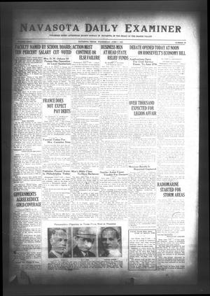 Navasota Daily Examiner (Navasota, Tex.), Vol. 35, No. 99, Ed. 1 Wednesday, June 7, 1933
