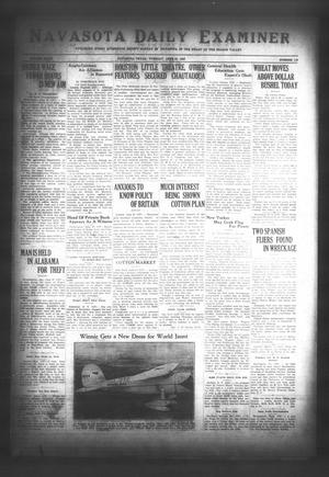 Navasota Daily Examiner (Navasota, Tex.), Vol. 35, No. 116, Ed. 1 Tuesday, June 27, 1933