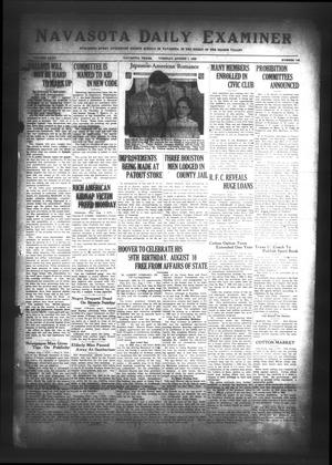 Primary view of object titled 'Navasota Daily Examiner (Navasota, Tex.), Vol. 35, No. 145, Ed. 1 Tuesday, August 1, 1933'.