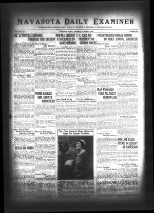 Navasota Daily Examiner (Navasota, Tex.), Vol. 35, No. 160, Ed. 1 Thursday, August 17, 1933
