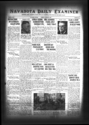 Navasota Daily Examiner (Navasota, Tex.), Vol. 35, No. 164, Ed. 1 Tuesday, August 22, 1933