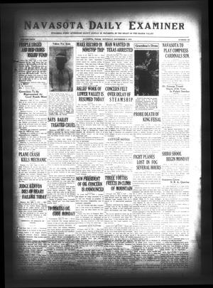 Navasota Daily Examiner (Navasota, Tex.), Vol. 35, No. 180, Ed. 1 Saturday, September 9, 1933