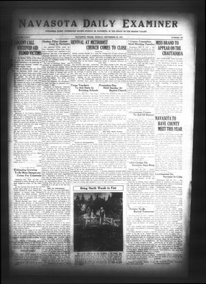 Navasota Daily Examiner (Navasota, Tex.), Vol. 35, No. 193, Ed. 1 Monday, September 25, 1933