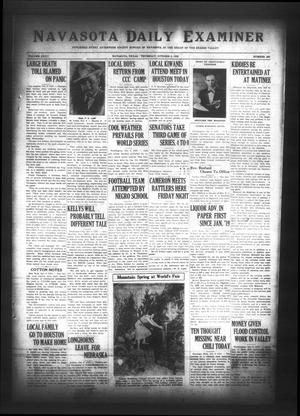 Navasota Daily Examiner (Navasota, Tex.), Vol. 35, No. 202, Ed. 1 Thursday, October 5, 1933