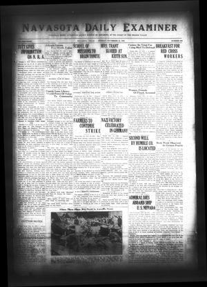 Navasota Daily Examiner (Navasota, Tex.), Vol. 35, No. 235, Ed. 1 Monday, November 13, 1933