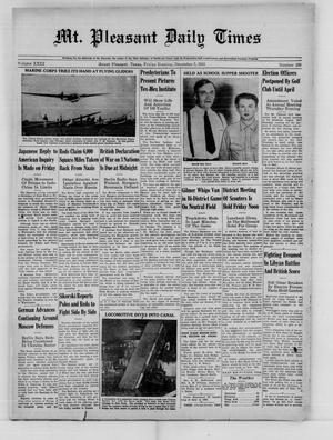 Mt. Pleasant Daily Times (Mount Pleasant, Tex.), Vol. 23, No. 230, Ed. 1 Friday, December 5, 1941