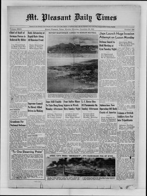 Mt. Pleasant Daily Times (Mount Pleasant, Tex.), Vol. 23, No. 244, Ed. 1 Monday, December 22, 1941