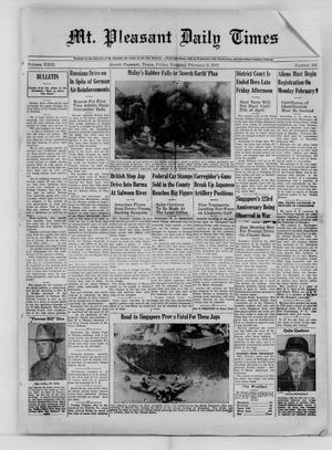 Mt. Pleasant Daily Times (Mount Pleasant, Tex.), Vol. 23, No. 281, Ed. 1 Friday, February 6, 1942