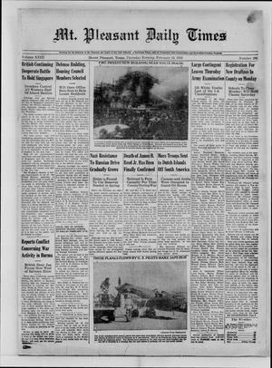 Mt. Pleasant Daily Times (Mount Pleasant, Tex.), Vol. 23, No. 286, Ed. 1 Thursday, February 12, 1942