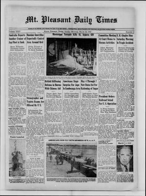 Mt. Pleasant Daily Times (Mount Pleasant, Tex.), Vol. 24, No. 7, Ed. 1 Sunday, March 22, 1942