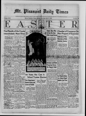 Mt. Pleasant Daily Times (Mount Pleasant, Tex.), Vol. 24, No. 19, Ed. 1 Sunday, April 5, 1942