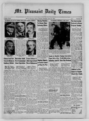 Mt. Pleasant Daily Times (Mount Pleasant, Tex.), Vol. 24, No. 33, Ed. 1 Tuesday, April 21, 1942