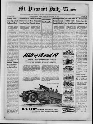 Mt. Pleasant Daily Times (Mount Pleasant, Tex.), Vol. 24, No. [62], Ed. 1 Monday, May 25, 1942