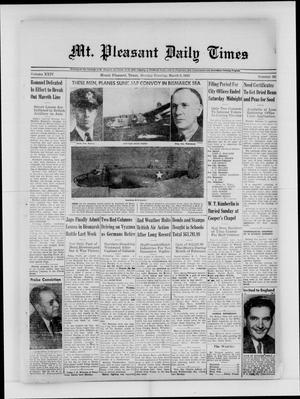Mt. Pleasant Daily Times (Mount Pleasant, Tex.), Vol. 24, No. 303, Ed. 1 Monday, March 8, 1943